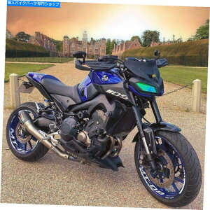 Mirror }nMT09 MT10I[goC7/8 "nho[GhTCuTCh~[ubN For Yamaha MT09 MT10 Motorcycle 7/8" Handle Bar End Rearview Side Mirrors Black