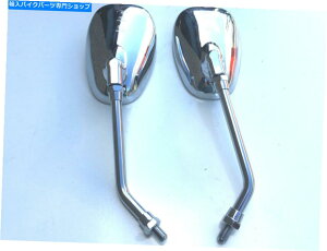 Mirror 2{JX^N[10mmI[goCAr[TCh~[[^[oCN/]ԃjo[T 2X CUSTOM CHROME 10MM MOTORCYCLE REARVIEW SIDE MIRRORS MOTORBIKE/BIKE UNIVERSAL
