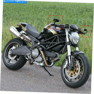 Mirror Ducati Monster 696 750 1200 S4R�I�[�g�o�C�n���h���o�[�G���h���T�C���[�~���[ For Ducati Monster 696 750 1200 S4R Motorcycle Handle Bar End Rearview Mirrors�y���s�A���i�z