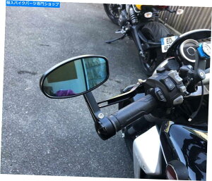 Mirror カワサキZ1000 Z900 Z750 Z750 Z650 HG用オートバイ7/8 "ハンドルバーエンドサイドミラー Motorcycle 7/8" Handle Bar End Side Mirrors For Kawasaki Z1000 Z900 Z750 Z650 HG