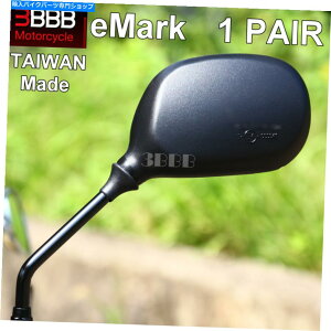 Mirror Emark Honda XR 200 250 400 600 650 XL 600 700 1000 V~[KXY10mm eMark HONDA XR 200 250 400 600 650 XL 600 700 1000 V Mirrors GLASS LENS 10mm