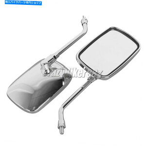 Mirror Suzuki Boulevard Intruder M50 M90 M95 C90pN[`̃obN~[ Chrome Rectangle Rearview Mirrors For Suzuki Boulevard Intruder M50 M90 M95 C90