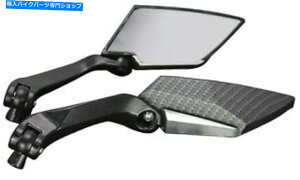 Mirror }nNS VX^[Virago Vmax̂߂̃ubNJ[{~jAr[~[ Black Carbon Mini Rear View Mirrors for Yamaha Raider S V star Virago Vmax