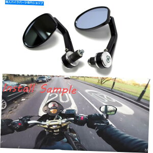Mirror SV650S GSXR600 GSX250Rp7/8uI[goCnho[GhTC[~[ 7/8" Motorcycle Handbar End Rearview Mirrors For Suzuki SV650S GSXR600 GSX250R