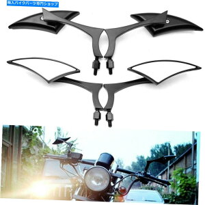 Mirror Black Blade Resorviewirrors�t�B�b�g���}�nV-STAR XVS 650 950 1100�J�X�^��Silverado Black Blade Rearview Mirrors Fit Yamaha V-Star XVS 650 950 1100 Custom Silverado�y���s�A���i�z