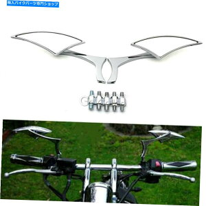Mirror Spear Reseview�T�C�h�~���[�t�B�b�gYamaha V-STAR XVS 650 1100 1300�J�X�^���V���o�[�h Spear Rearview Side Mirrors Fit Yamaha V-Star XVS 650 1100 1300 Custom Silverado�y���s�A���i�z