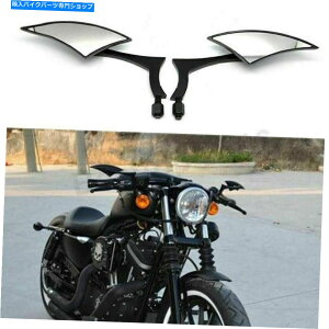 Mirror 2{A~XsAu[hTCh~[n[[N[U[[hLO\tg_Ci 2x Black Aluminum Spear Blade Side Mirror Harley Cruiser Road King Softail dyna