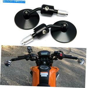 Mirror ̂߂̃I[goCo[̏ĨobNr[TCh~[ Motorcycle Bar End Rearview Side Mirrors For Triumph Street Triple Honda Grom US