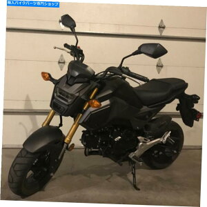 Mirror 2014N2015N2015N2019N2019N2019N2019N2019ÑubNI[goC̃obNr[TCh~[ Black Motorcycle Rearview Side Mirrors For 2014 2015 2018 2019 Honda Grom 125 US