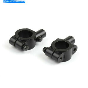Mirror I[goC7/8 "nho[10mmXbh~[}Egz_[NvA_v^[ubNFD Motorcycle 7/8" HandleBar 10MM Thread Mirror Mount Holder Clamp Adaptor Black FD