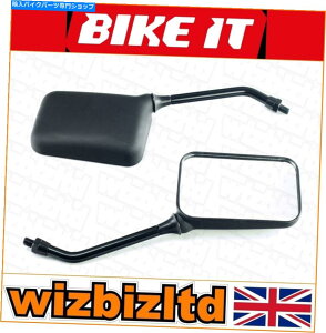 Mirror GPX|[cubNjo[T{g}Eg}Eg~[MRUGPL̃oCNCgyA Bikeit Pair of Long Length GP Sports Black Universal Bolt Mounted Mirrors MRUGPL