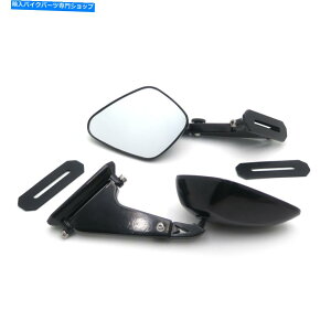 Mirror z_XYL}noCNubNVip_ChVFCvobN~[ Diamond Shape Rearview Mirrors For Honda Suzuki Yamaha Kawasaki Bike Black New