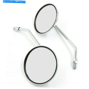 Mirror 10mm���j�o�[�T���o�b�N�~���[�N�����X�g���[�g�o�C�N�N���[�U�[�X�N�[�^�[�N���� 10mm Universal Rearview Mirrors Chrome Street Bike Cruiser Scooter Chrome�y���s�A���i�z