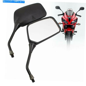 Mirror ؂̂߂̃jo[T10mm}bgubN̓KX̃obNr[TCh~[ 10mm Matte Black Transparent Glass Rearview Side Mirrors Universal For Suzuki