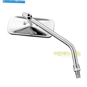 Mirror ~[`̑E}n]Caferacer Scrambler Vintage Mirror Rectangular Side Right Yamaha Bike Caferacer Scrambler Vintage