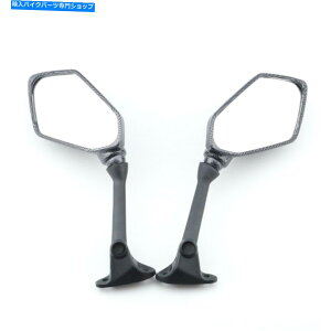 Mirror E҂̂߂1yAI[goC̃obN~[2011N2011N2011NJ[{ 1 Pair Motorcycle Rearview Mirrors For Kawasaki Ninja 400R 2010 2011 2012 Carbon