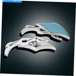 Mirror }nV-STAR XVS 650 950 1100 1300JX^Vo[h Chrome Rearview Mirrors For Yamaha V-Star XVS 650 950 1100 1300 Custom Silverado