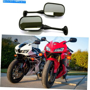 Mirror z_CBR300R CBR250RubNI[goCLEDAr[~[JX^~[ For Honda CBR300R CBR250R Black Motorcycle LED Rear View Mirrors Custom Mirrors