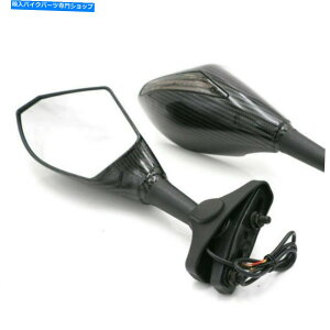 Mirror z_}nؐJX^̂߂̃I[goCLED^[VOiTCh~[ Motorcycle LED Turn Signal Side Mirrors For Honda Yamaha Suzuki Kawasaki Custom
