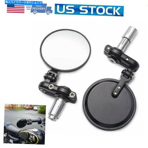Mirror I[goCATVXN[^[7/8 "z_XYLRĈ߂̃o[GhTCh~[ Motorcycle ATV Scooter 7/8"Bar End Side Mirrors For Honda Suzuki Yamaha Kawasaki