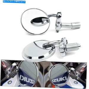 Mirror Suzuki Hayabusa SV650 SV1000 HpNI[goC7/8 "nho[Gh~[ Chrome Motorcycle 7/8" Handle Bar End Mirrors For Suzuki Hayabusa SV650 SV1000 H