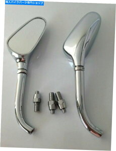 Mirror n[[}nN̂߂̃jo[T~jX[I[goCStNu~[ Universal Mini Small Motorcycle Golf Club Mirrors Fit For Harley Yamaha Chrome