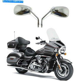 Mirror 川崎vulcan 1700 Voyager ABSのためのChromeオートバイリアビューサイドミラー Chrome Motorcycle Rear View Side Mirrors For Kawasaki Vulcan 1700 voyager ABS US