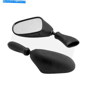 Mirror iVEVLmir24blubNX^CTCh~[؃J^i600/750 Yana Shiki MIR24BL Black Style Left Side Mirror for Suzuki Katana 600/750