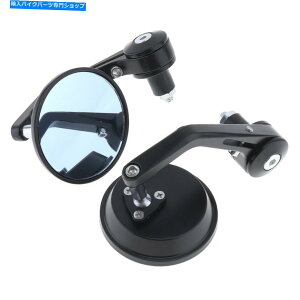 Mirror I[goC]Ԃ̃obN~[Ehnh~[o[GhyA7/8 "ϏՌ Motorcycle Bike Rearview Mirror Round Handle Mirror Bar End Pair 7/8" Shockproof