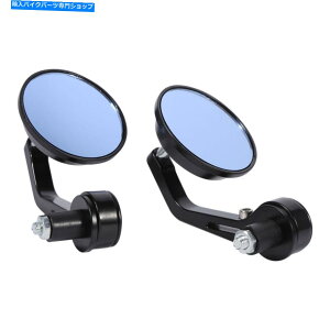 Mirror 7/8C`22mmI[goCnho[GhEhAr[TCfBO~[tBbeBOL 7/8inch 22mm Motorcycle Handle Bar End Round Rear View Siding Mirrors Fitting AD