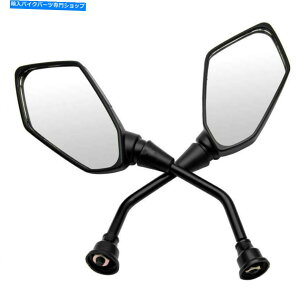 Mirror 1yAnho[~[ubNJX^8MMSTYLEobNI[goCoCN 1 pair Handlebar Mirrors Black Custom 8mmStyle Rearview Motorcycle Motorbike
