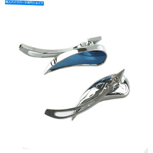 Mirror XN[^[It[ĥ߂̃JX^jo[TI[goC̃obNTCh~[ Custom Universal Motorcycle Rearview Side Mirrors For Kawasaki Scooter Offroad