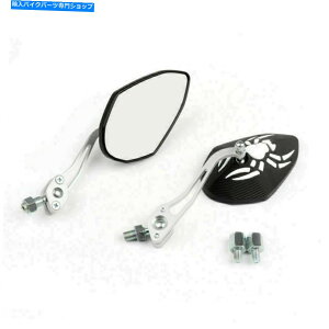 Mirror jo[T8mm 10mmI[goCgXpC_[㎋_TCh~[tFfbNX Universal 8mm 10mm Motorcycle Moto Spider Adjusted Rear View Side Mirrors Fedex