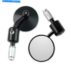 Mirror }nMT-09 FZ-07pubNI[goC7/8 "nho[GhEhTCh~[ Black Motorcycle 7/8" Handle Bar End Round Side Mirrors For Yamaha MT-09 FZ-07