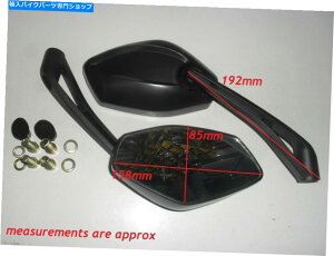 Mirror E}[NꂽX|[c~[yA}nMT-03 / MT-07 / MT-09 / MT-09 / MT-125 v2 E MARKED Sports Mirror Pair Yamaha MT-03 / MT-07 / MT-09 / MT-125 V2 IN STOCK