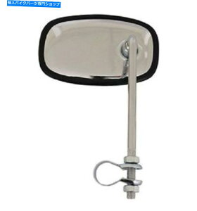 Mirror obN~[N[`gXN[^[gxJ]SOLEX MBK 51 Rearview Mirror Chrome Rectangle Retro Scooter Motobecane Bicycle Solex MBK 51