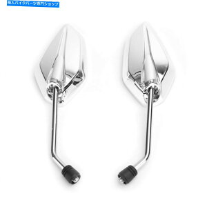 Mirror Vo[10mmXbh[^[oCN~[jo[TI[goC/]/XN[^[yA-CW B SILVER 10MM THREAD MOTORBIKE MIRRORS UNIVERSAL MOTORCYCLE/BIKE/SCOOTER PAIR-CW B