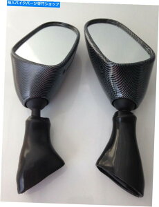 Mirror 98-06 GSX600F 98-06؃J^i̒Yf@ۃTCh~[ 98-06 GSX600F 98-06 Suzuki GSX750F Carbon Fiber Side Mirrors For Suzuki Katana