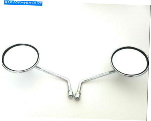 Mirror j[jo[TNVbNN[I[goCoCNXN[^[Ar[~[10mm new Universal Classic Chrome Motorcycle Bike Scooter Rear View Mirrors Pair 10mm