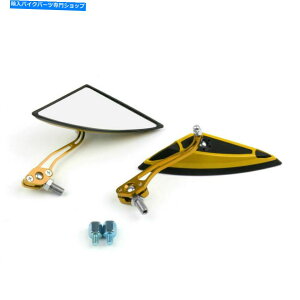 Mirror [^[XN[^[TChAr[~[C~[8mm 10mmS[hu[UA Motor Scooter Side Rear View Mirrors Modification Mirror 8mm 10mm GoldBlue UA