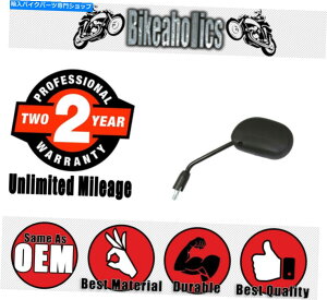 Mirror ؃XN[^[pJMP~[ubN JMP Mirror Black Left for Suzuki Scooters