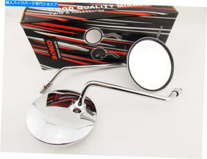 Mirror Suzuki T500 68-75 Chrome���E���h�\�R���A�r���[�~���[ SUZUKI T500 68-75 CHROME ROUND SOKO REAR VIEW MIRRORS�y���s�A���i�z