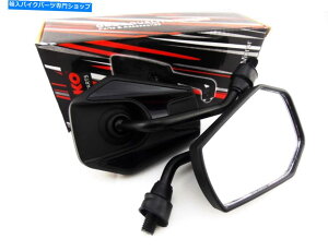 Mirror ���}�nBW200 Bigwheel 85-88 Black Hex Soko Mirrors YAMAHA BW200 BIGWHEEL 85-88 BLACK HEX SOKO MIRRORS�y���s�A���i�z