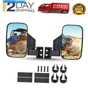 Mirror John Deere Gator�̂��߂̃y�AUTV�T�C�h�~���[HPX 625i 825i 840i RSX 860i 855D Pair UTV Side Mirror for John Deere Gator HPX 625i 825i 840i RSX 860i 855D�y���s�A���i�z
