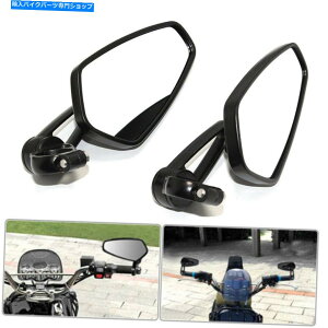 Mirror Ducati 899/959 Panigalê߂̃yAubÑA~jEo[Gh̃obNTCh~[ Pair Black Aluminum Bar End Rearview Side Mirrors For Ducati 899 / 959 Panigale