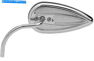 Mirror Arlen Ness Teardrop�~���[W /�X�`�[�����X�e���I�[�g�o�C�~���[��m-1011�N���� Arlen Ness Teardrop Mirror w/ Steel Stem Motorcycle Mirrors Left M-1011 CHROME�y���s�A���i�z