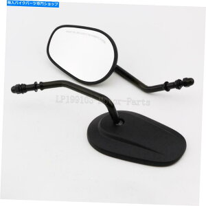 Mirror n[[ - _rbh\gNVbN̂߂̃A~ubNI[goC̃obNTCh~[ Aluminum Black Motorcycle Rearview Side Mirror for Harley-Davidson Retro Classic