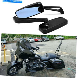 Mirror Harley Davidson Sportster XL 1200 883�u���b�NRectangle�I�[�g�o�C�̃~���[IA For Harley Davidson Sportster XL 1200 883 Black Rectangle Motorcycle Mirrors IA�y���s�A���i�z