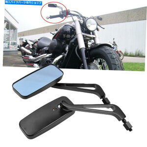 Mirror I[goCz_VhEVT750 600Xsbg{o[̂߂̒`TCh~[8 10mm Rectangle Side Mirror 8 10MM For Motorcycle Honda Shadow VT750 600 Spirit Bobber