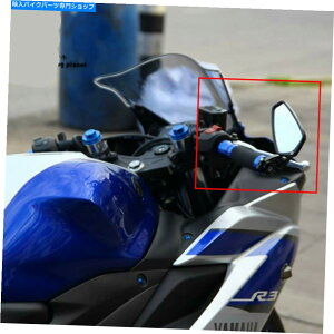 Mirror }nYZF R3̂߂̃jo[TI[goC̃A~nho[Gh̃obN~[ Universal Motorcycle Aluminum Handle Bar End Rearview Mirrors For Yamaha YZF R3